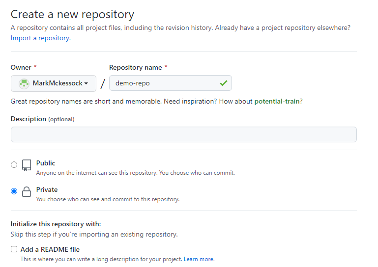 github-create-repo